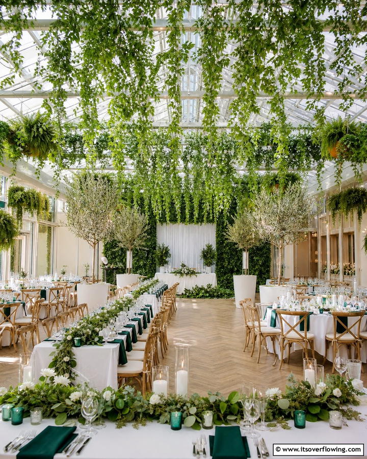 Lush Greenery Decorations - 21 Spring Wedding Theme Ideas for Fresh Celebrations