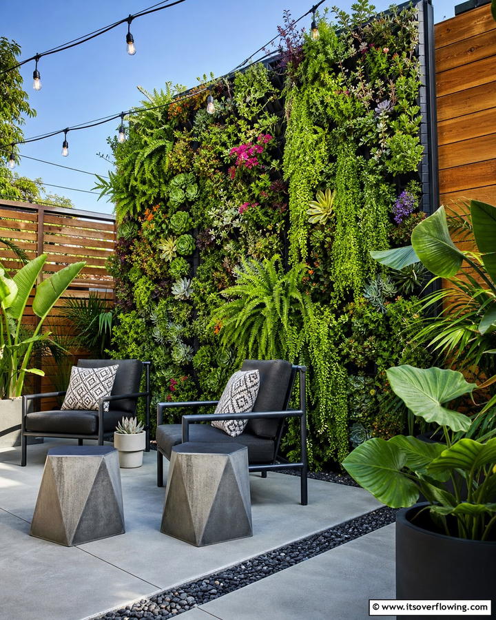 Lush Greenery with Vertical Gardens - 20 Patio Extension Ideas to Enhance Your Outdoor Living Space