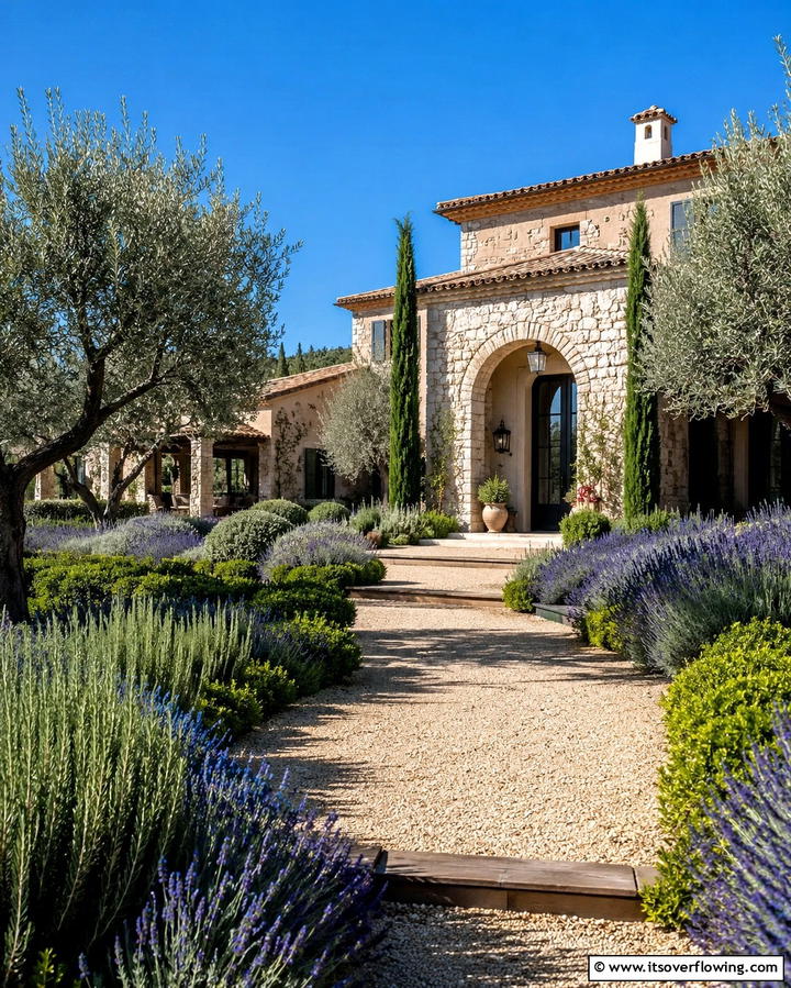 Lush Mediterranean Landscaping - 30 Mediterranean House Exterior Ideas for Coastal Charm