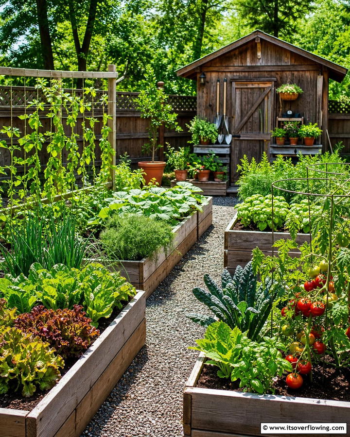 Lush Vegetable Garden - 21 Backyard Ideas for Functional and Beautiful Outdoor Spaces