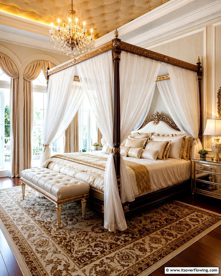 Luxe Canopy Beds for a Regal Touch - 25 Dreamy Bedroom Design Ideas for a Cozy Retreat