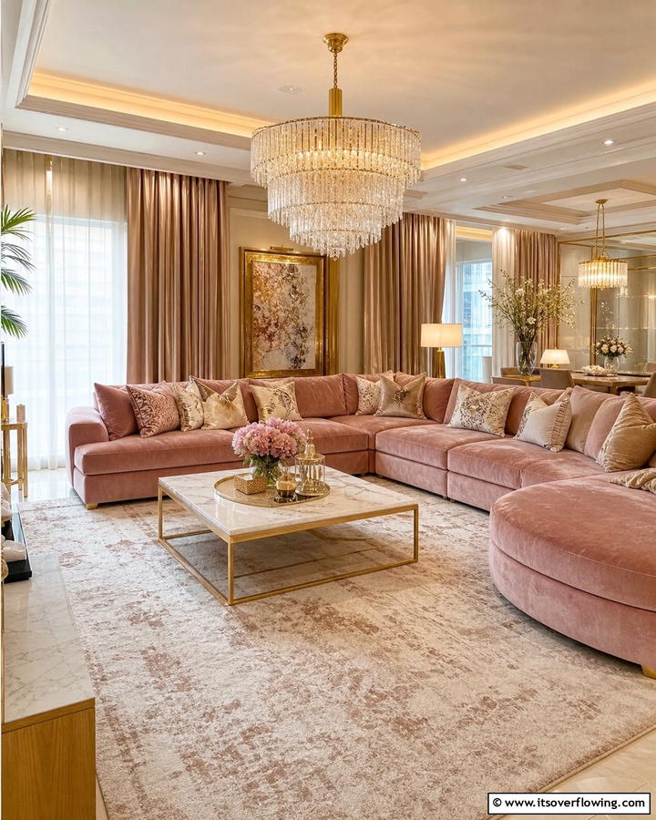 Luxurious Family Room Retreat - 21 Family Room Ideas for Comfortable and Functional Spaces