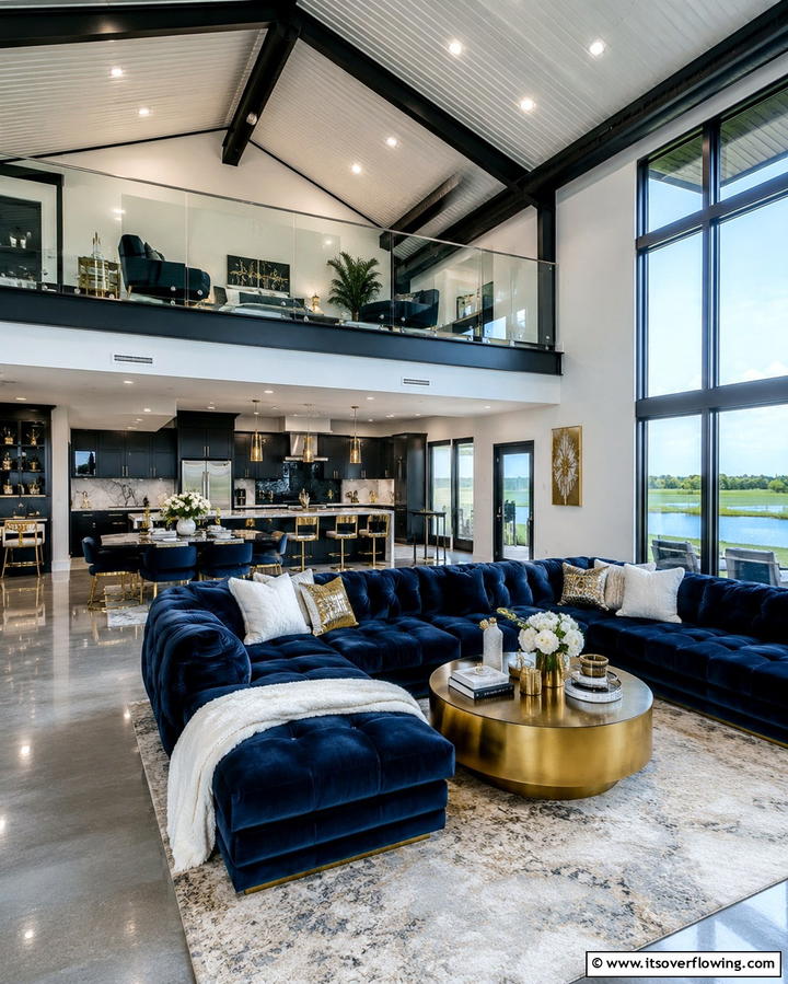 Luxurious Loft Designs - 30 Barndominium Interior Ideas for Spacious Living Designs