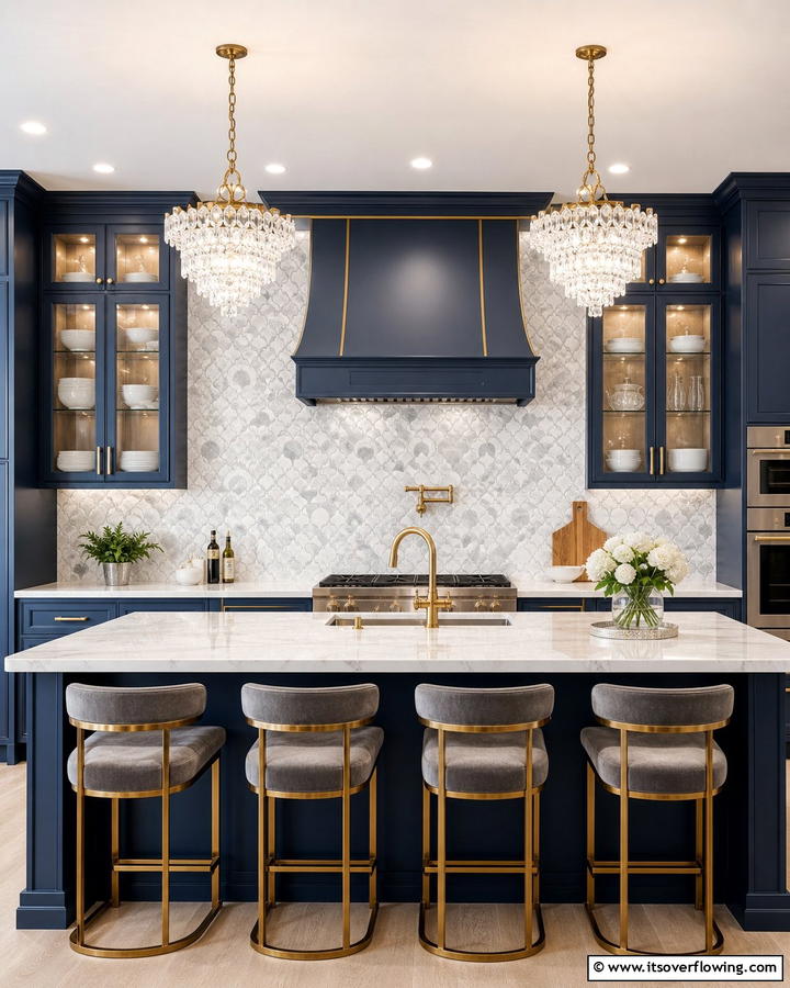 Luxurious Marble Mosaics - 21 Kitchen Backsplash Ideas for Striaking Visual Impact
