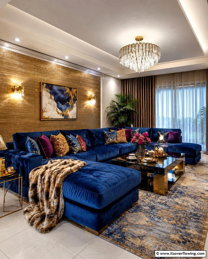 Luxurious Plush Sectional Setups - 30 Sectional Living Room Ideas for Flexible Seating