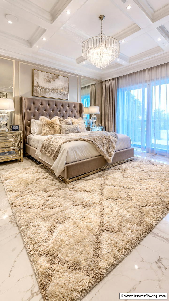 Luxurious Plush Touch - 30 Bedroom Rug Ideas to Anchor and Elevate Your Decor