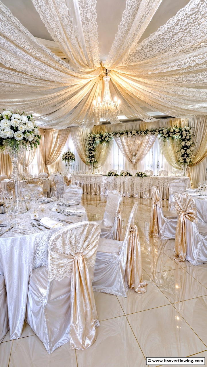 Luxurious Satin and Lace - 30 Bridgerton Wedding Ideas for Regency-Inspired Celebrations
