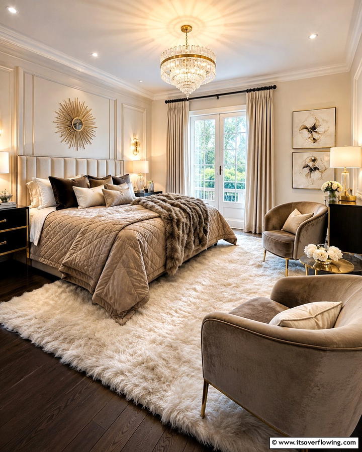 Luxurious Textures - 25 Luxury Modern Bedroom Ideas for Ultimate Comfort