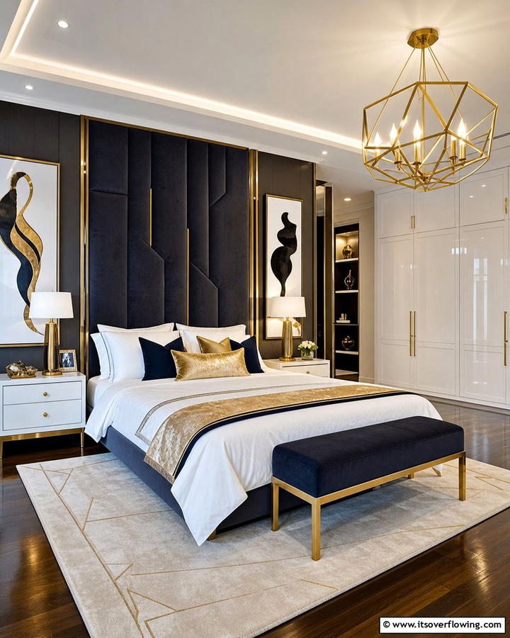 Luxurious Urban Escape - 21 Primary Bedroom Decor Ideas to Enhance Personal Space