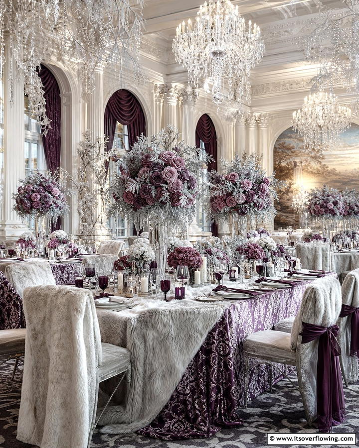 Luxurious Winter Textures - 21 Winter Wedding Ideas for a Magical Seasonal Celebration