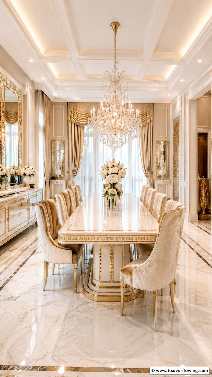 Luxury Dining Experience - 30 Dining Room Ideas for Memorable Gatherings