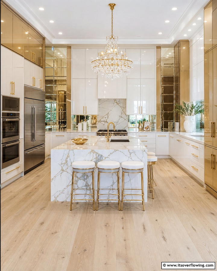 Luxury High End Finishes - 21 Kitchen Design Ideas to Maximize Function and Aesthetics