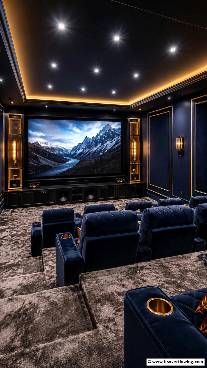 Luxury Home Theater Tv Room - 21 Cozy TV Room Ideas for Ultimate Entertainment Spaces