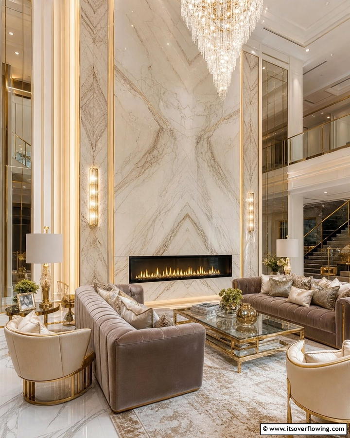 Luxury Linear Fireplace Showcase - 30 Linear Fireplace Ideas for Modern Home Heating