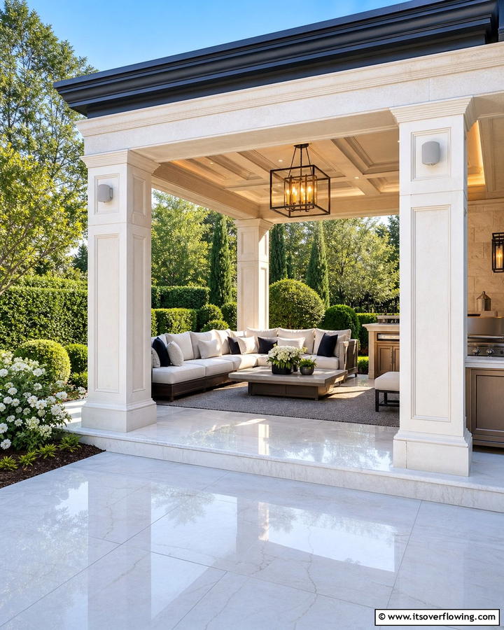Luxury Outdoor Living - 21 Gazebo Patio Ideas for Shaded Outdoor Entertaining Spaces