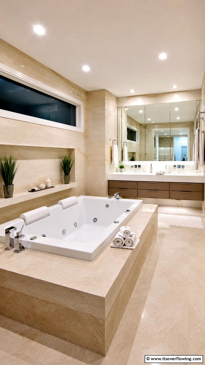 Luxury Whirlpool Tub - 30 Bathtub Ideas for a Luxurious and Relaxing Bathroom