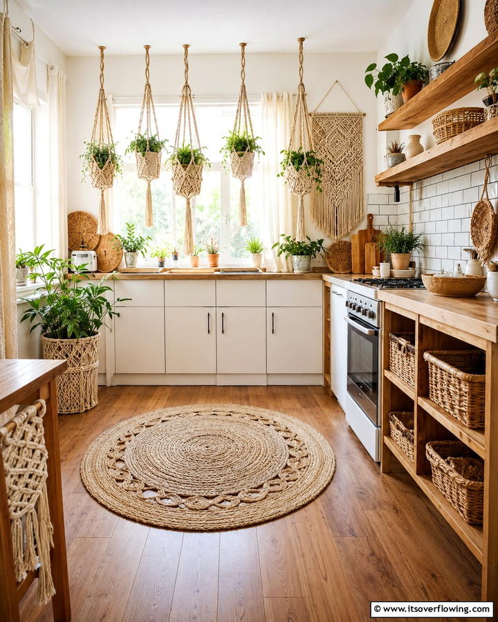 Macrame Decor - 30 Retro 70s Kitchen Ideas for a Funky Vintage Makeover