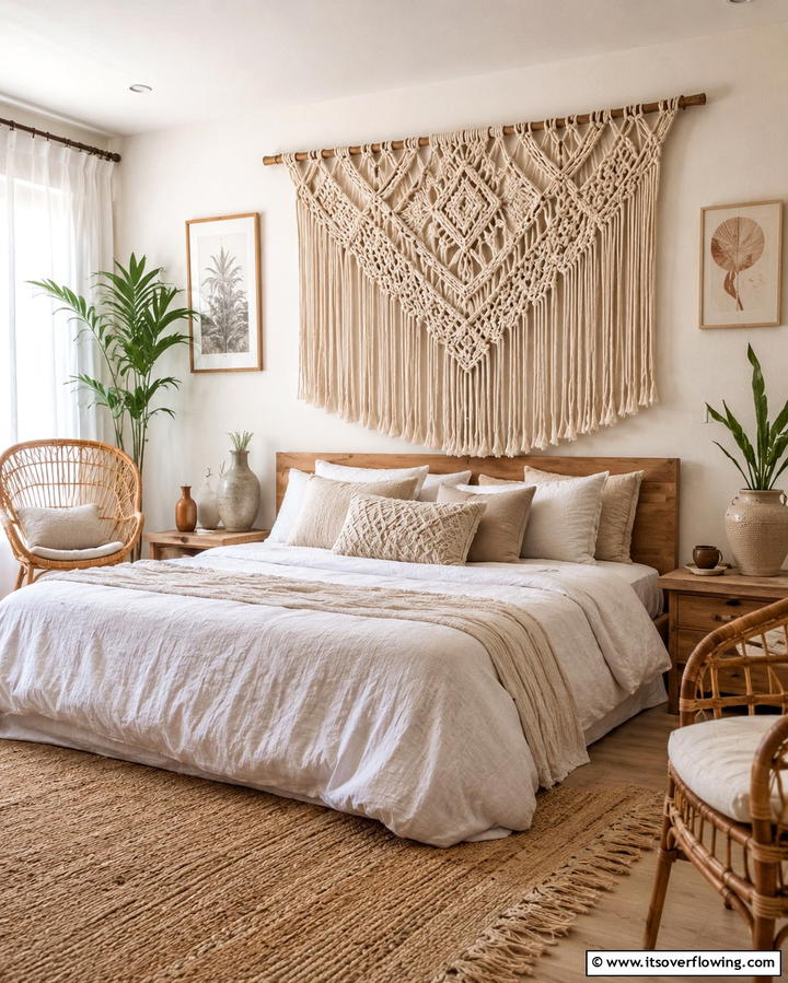 Macrame Wall Hangings - 25 Trendy Hipster Bedroom Ideas for a Unique Personal Space