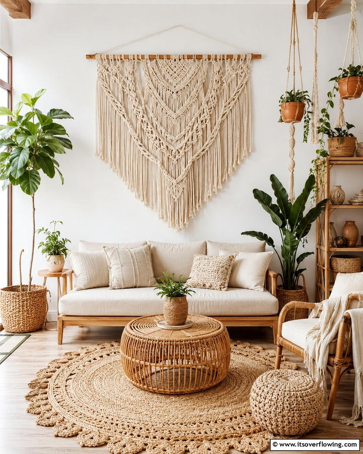 Macrame Wall Hangings - 30 Eclectic Boho Decor Ideas for a Free-Spirited Home Vibe