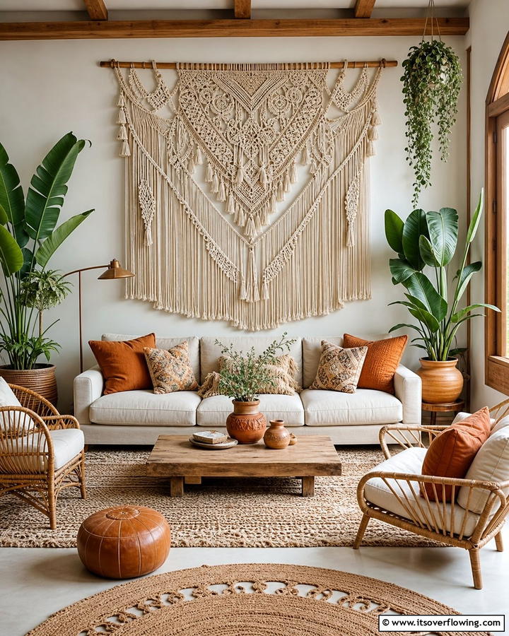 Macrame Wall HangingsExact - 25 Boho Wall Decor Ideas for a Vibrant and Artistic Home