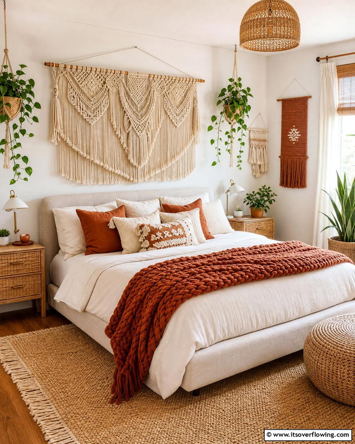 Macrame and Woven Wall Hangings - 20 Boho Cottage Style Decor Ideas for a Cozy Home