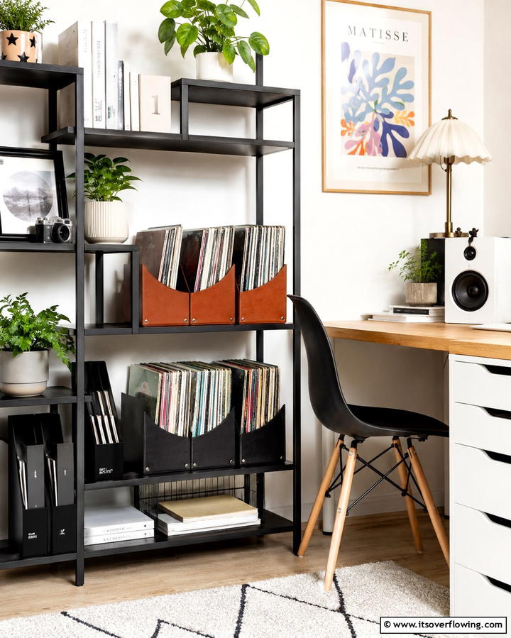 Magazine Holders for Small Collections - 20 Vinyl Record Storage Ideas for Music Lovers