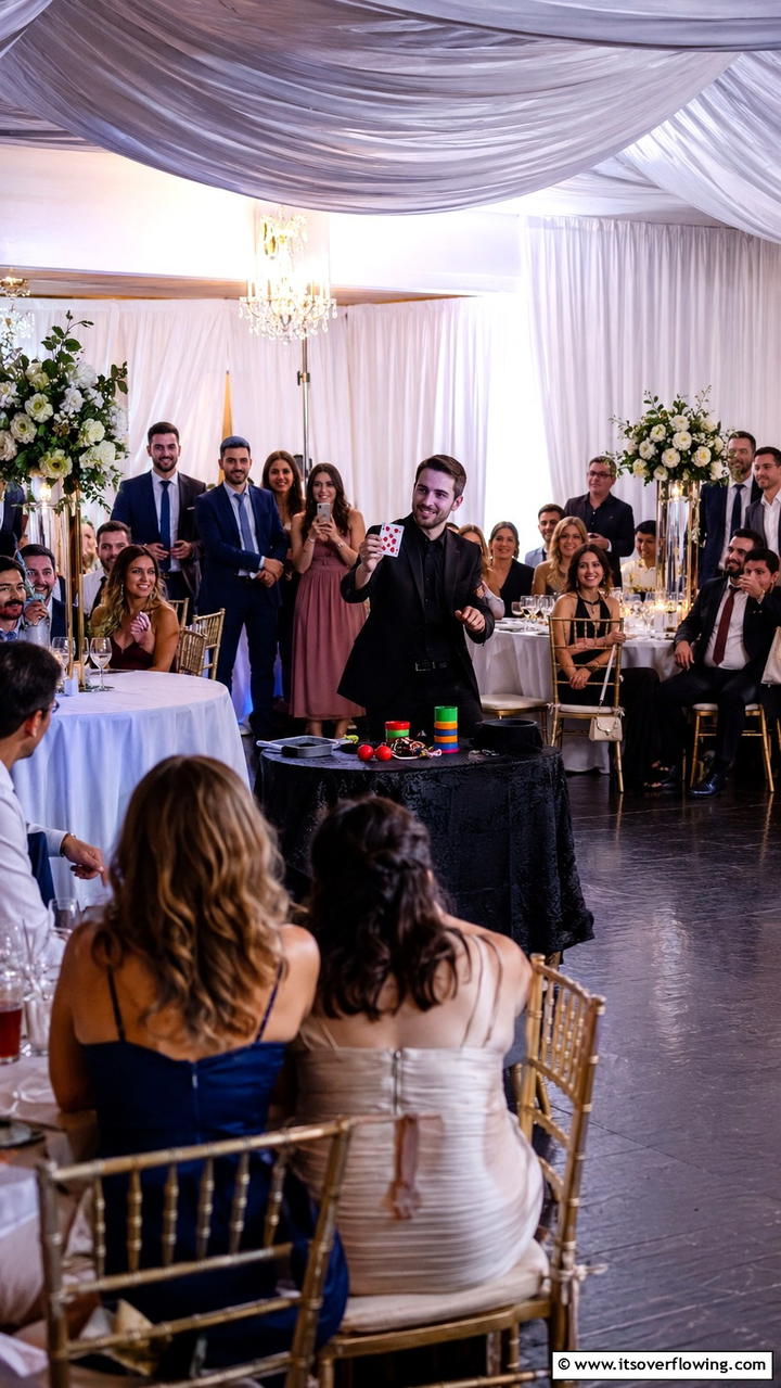 Magic Show - 21 Unique Wedding Entertainment Ideas to Delight Your Guests