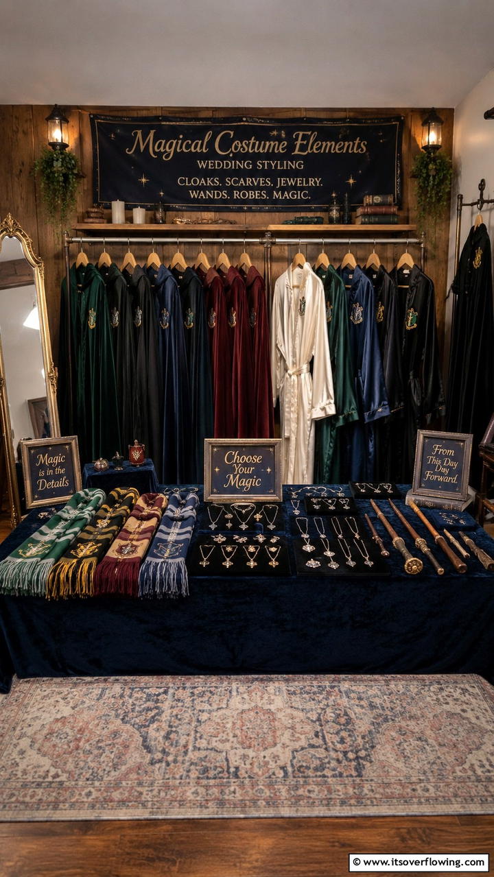 Magical Costume Elements - 30 Harry Potter Wedding Ideas- Enchanting Themed Celebrations