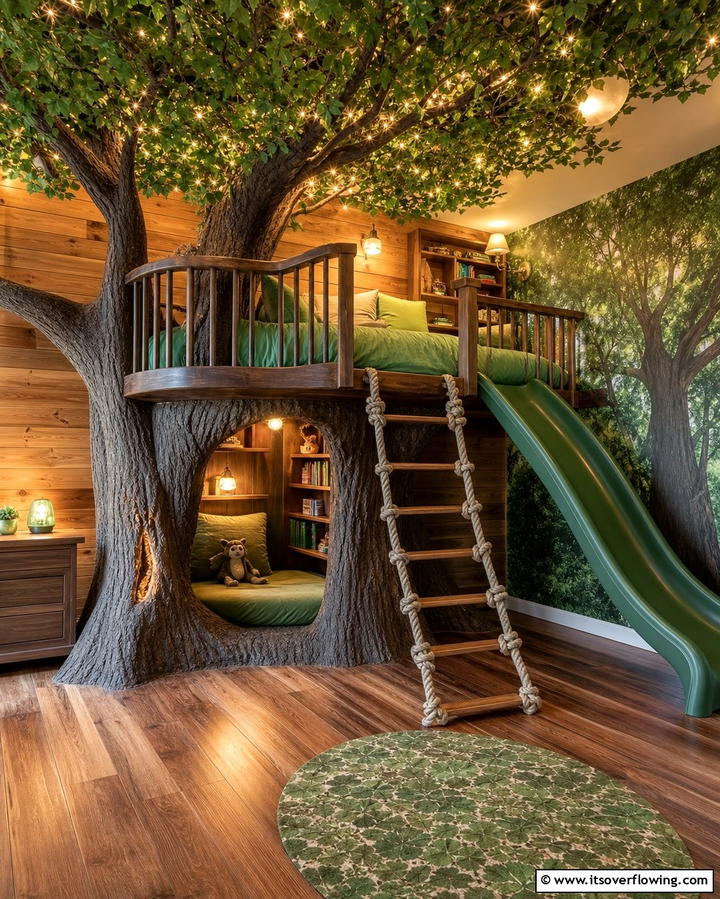 Magical Treehouse Escape - 25 Fantasy Bedroom Ideas for a Magical Escape