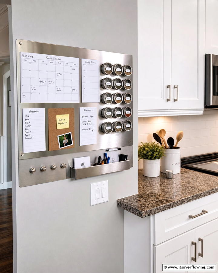 Magnetic Boards for Compact Utility - 25 Wall Storage Ideas to Maximize Your Space
