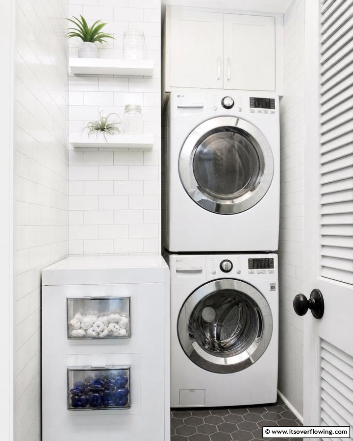 Magnetic Containers - 20 Laundry Detergent Storage Ideas for an Organized Space