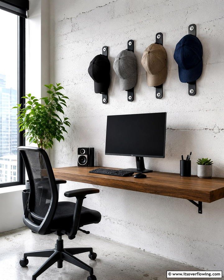 Magnetic Hat Holder - 30 Smart Hat Storage Ideas to Declutter Your Home