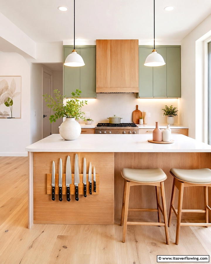 Magnetic Knife Blocks with Style - 25 Knife Storage Ideas for a Clutter-Free Kitchen
