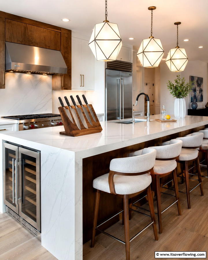 Magnetic Knife Stands with Angled Design - 25 Knife Storage Ideas for a Clutter-Free Kitchen