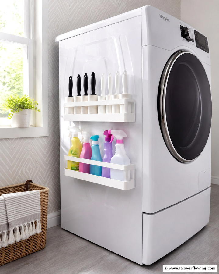 Magnetic Organizers - 25 Laundry Closet Ideas for Small Spaces