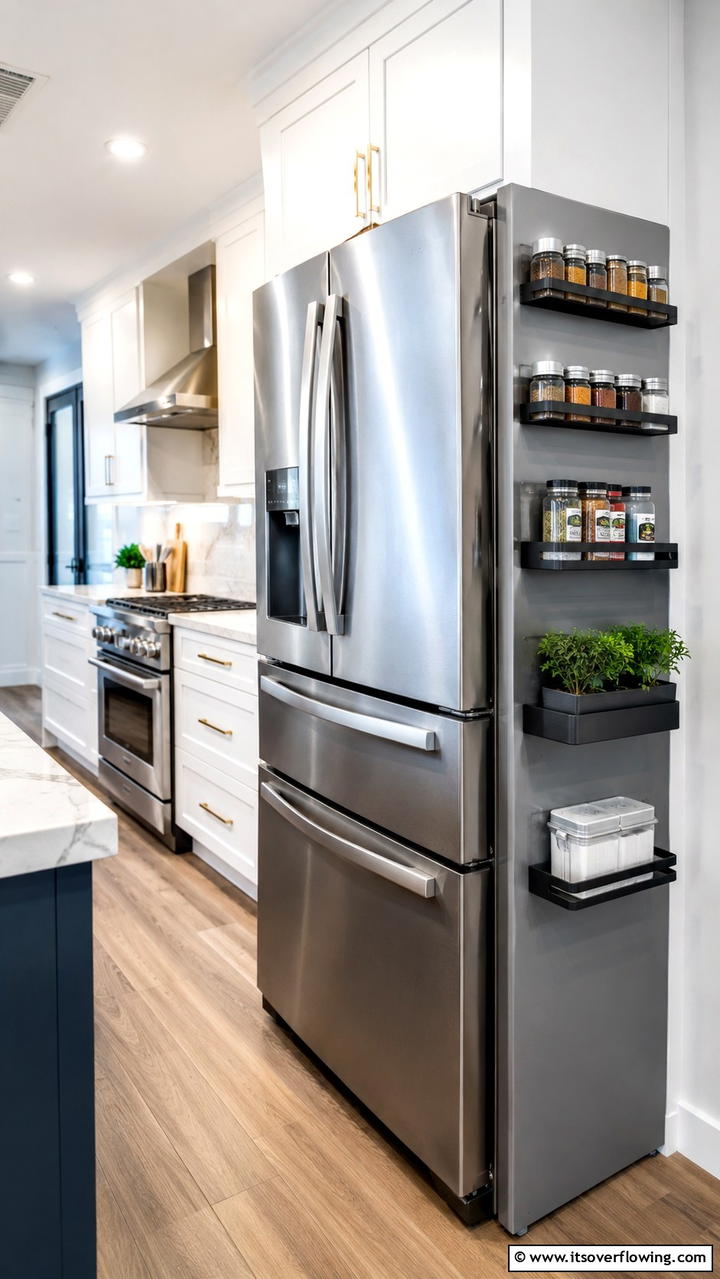 Magnetic Shelf Magic - 30 Fridge Organization Ideas for Efficient Storage