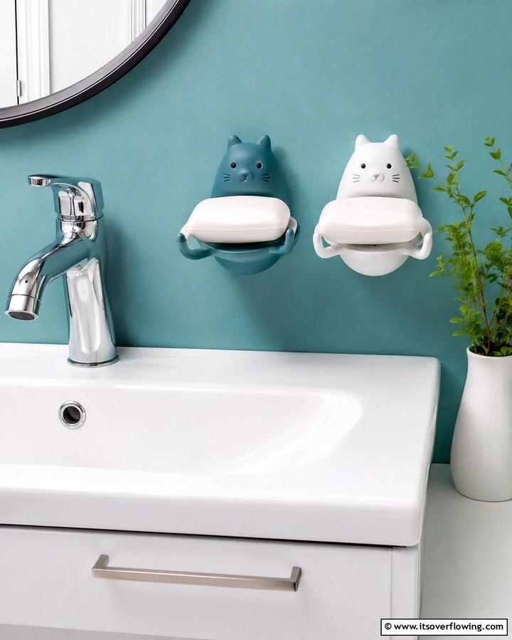 Magnetic Soap Holders - 25 Kids Bathroom Ideas for Fun and Functionality