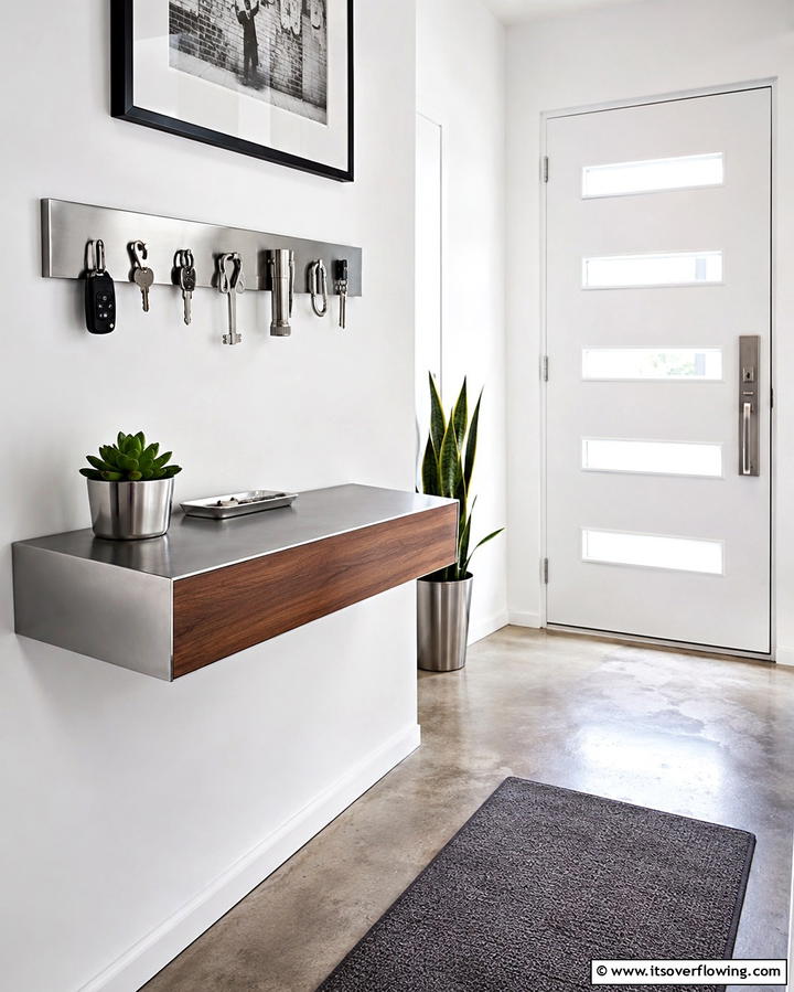 Magnetic Strips for Metal Accessories - 25 Entryway Storage Ideas for Organized Homes