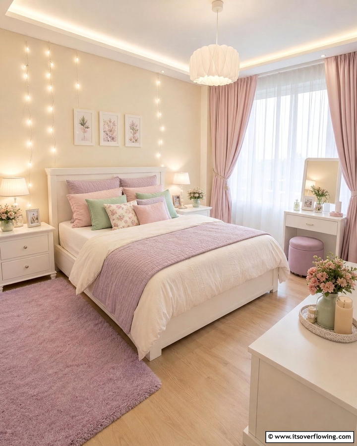 Magnolia and Pastel Combinations for a Soft Look - 20 Magnolia Bedroom Ideas for a Serene Retreat