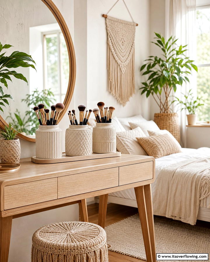 Makeup Brush Holders for HygieneExact - 25 Vanity Organization Ideas for a Clutter-Free Space