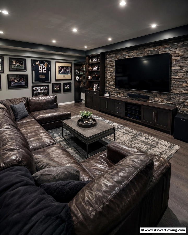 Man Cave Retreat - 30 Garage Makeover Ideas to Transform Your Space