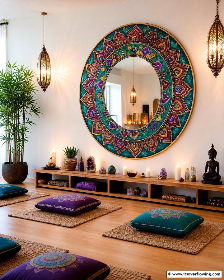Mandala Patterns - 20 Mirror Painting Ideas to Add Art to Your Walls