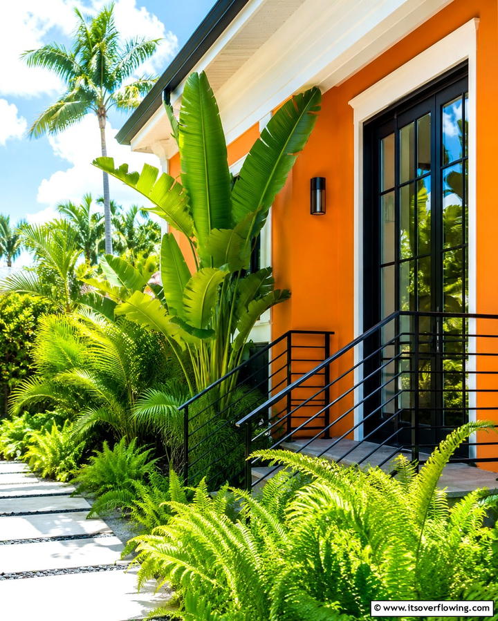 Mandarin Orange for a Striking Pop - 25 Orange House Exterior Ideas for a Bold Look