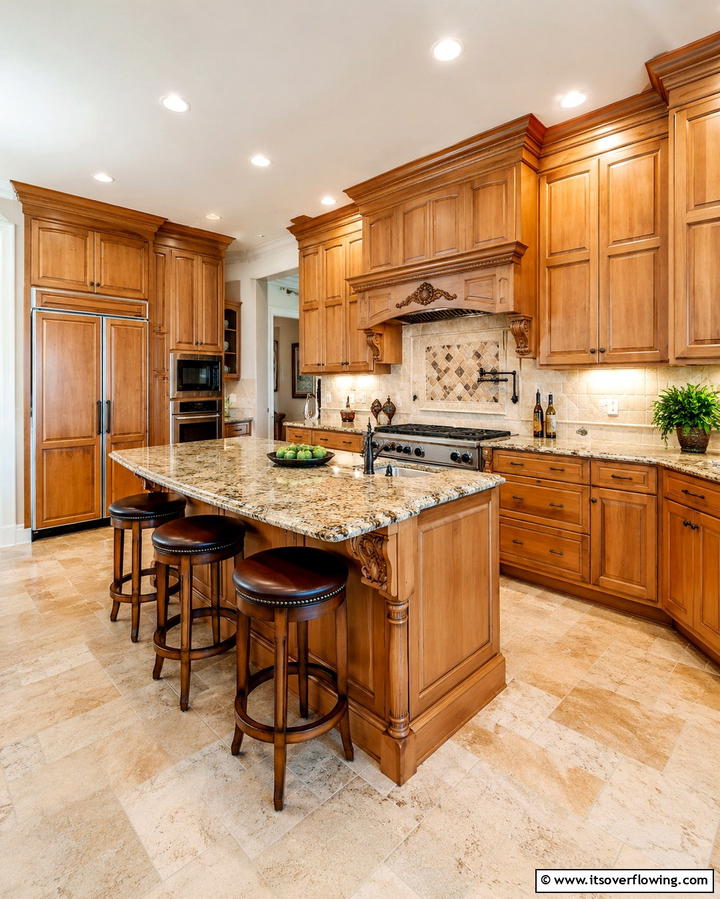 Maple Cabinets with Crown Molding - 25 Maple Kitchen Cabinets Ideas for a Warm Look