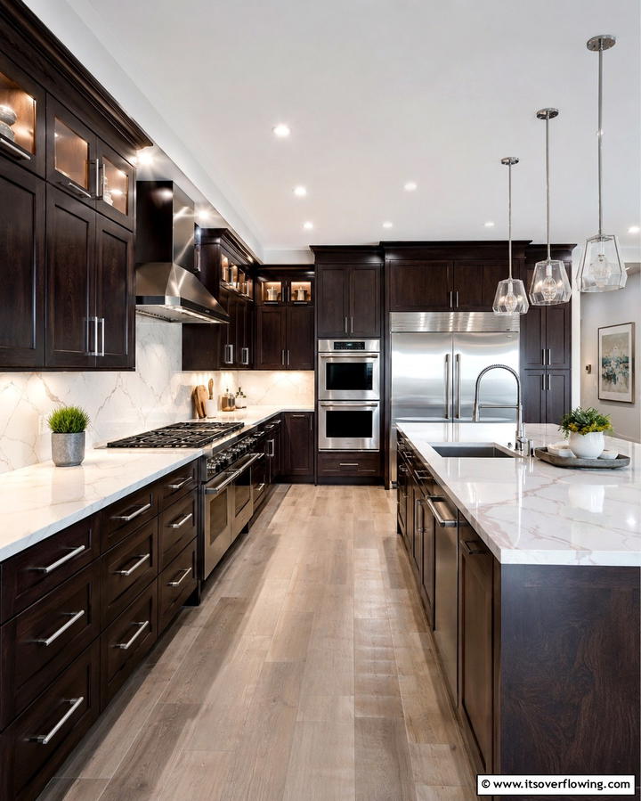 Maple Cabinets with Dark Stain - 25 Maple Kitchen Cabinets Ideas for a Warm Look