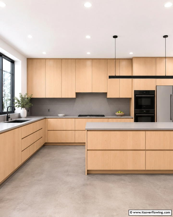 Maple Cabinets with Matte Finish - 25 Maple Kitchen Cabinets Ideas for a Warm Look