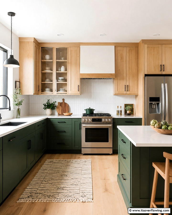 Maple Cabinets with Subway Tile Backsplash - 25 Maple Kitchen Cabinets Ideas for a Warm Look
