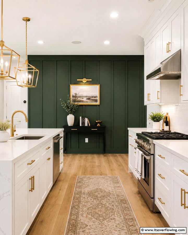 Marble Accents - 25 Transitional Kitchen Ideas for Modern Homes