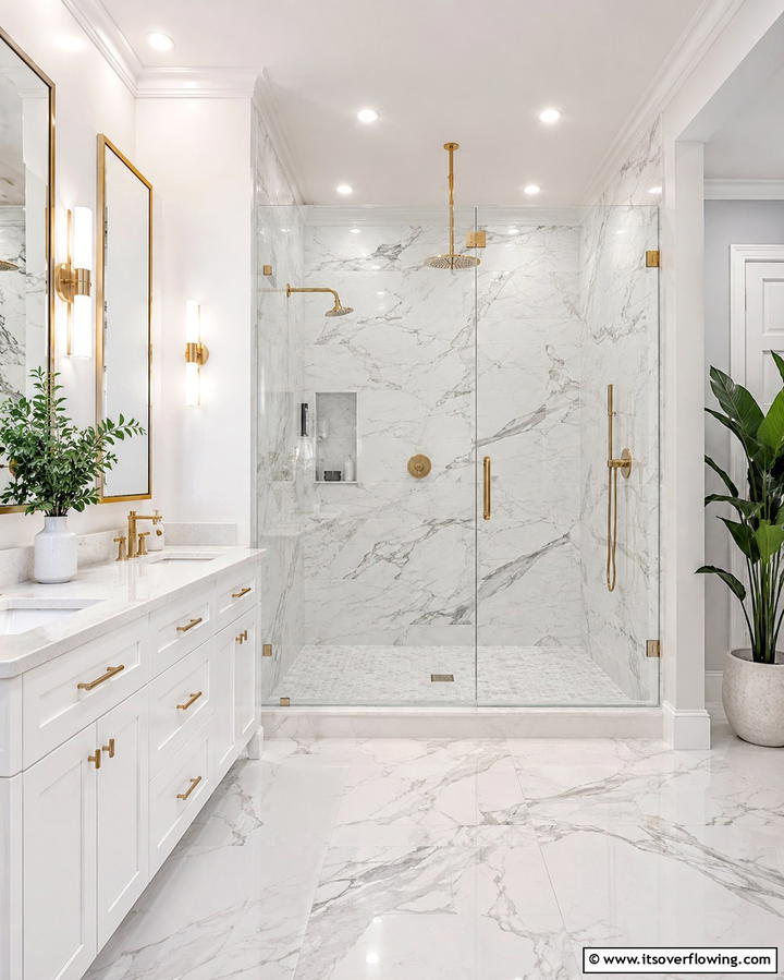 Marble Shower SurroundsExact - 25 Shower Surround Ideas to Refresh Your Bathroom