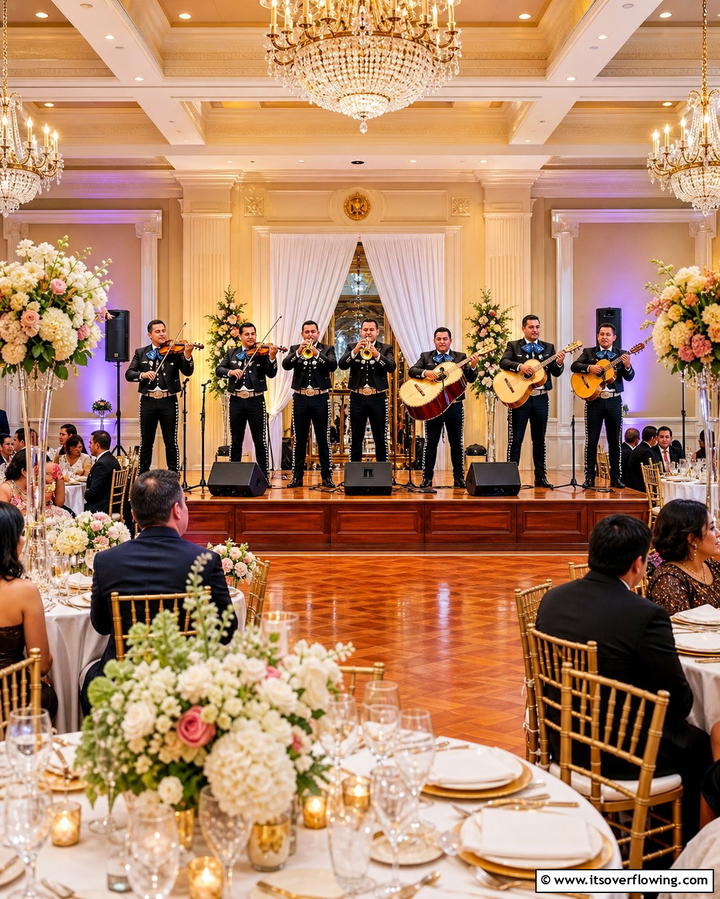 Mariachi Band Performance - 25 Mexican Wedding Ideas for a Colorful and Festive Celebration